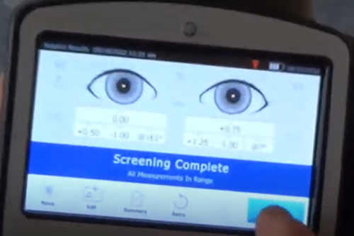 Vision Screening supported by Glenside Lions Club