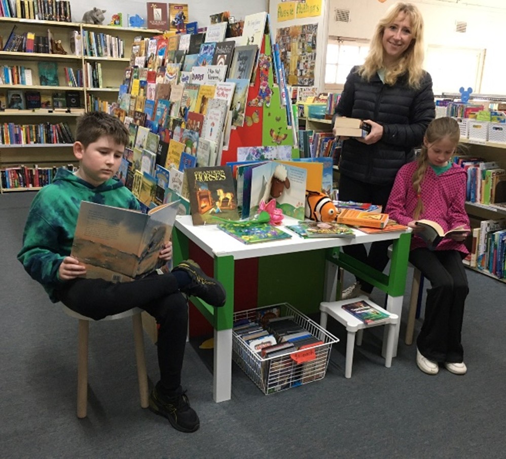 The Bookmart caters for all ages. Two rooms are devoted to children’s books.